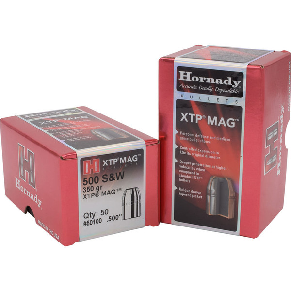 Hornady Traditional Pistol Bullets 50 Cal. .500 350 gr. XTP 50 box R557-1703390