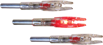 GWS Lighted Nocks Red S 3 pk. R557-85364