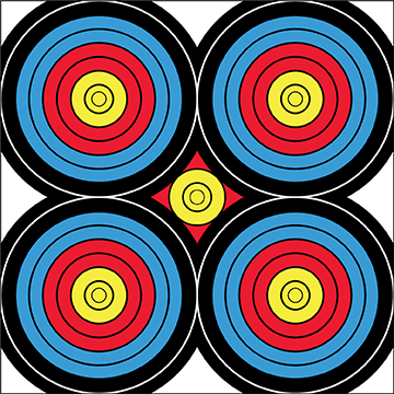 DuraMesh Archery Target Sight In 24 in. x 24 in. R557-79633