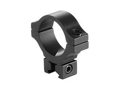BKL Single 30mm Single Strap Ring, 3/8" or 11mm Dovetail, .60" Long, Low, Black P892-PY-A-5705