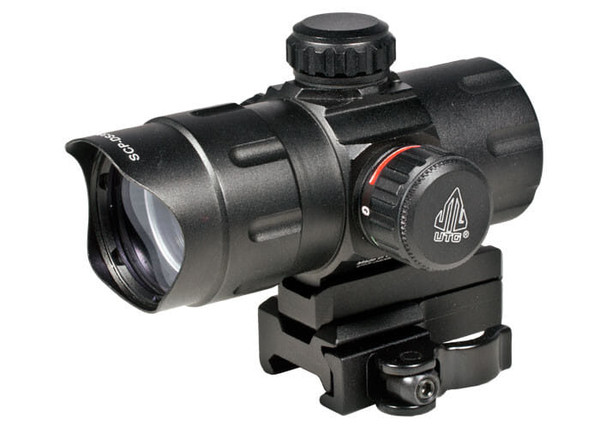 1x32.5mm ITA Combat Red/Green Dot Sight, 1/2 MOA, 38mm Tube, Riser, Quick-Detach Weaver/Picatinny M P892-PY-A-3520