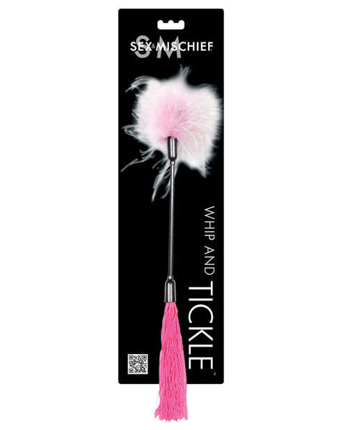 Sex & Mischief Whip & Tickle - Pink/White X615-SS760-25