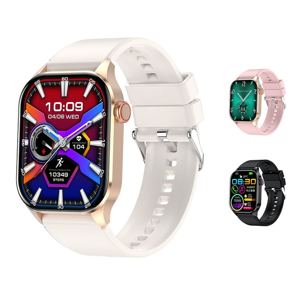 T98 2.04 Inch Smart Watch Blood Oxygen Blood Pressure Heart Rate Sleeping Monitoring for Smart Phon K484-PEL_0RY4WQE2