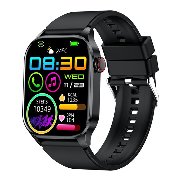 T98 2.04 Inch Smart Watch Blood Oxygen Blood Pressure Heart Rate Sleeping Monitoring for Smart Phon K484-PEL_0RY4WQE2