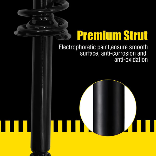 US GARVEE Front Pair Complete Strut Spring Assembly Compatible for 2005-2010 Mustang - 172138 Black K484-PAU_0I01ISAM_US