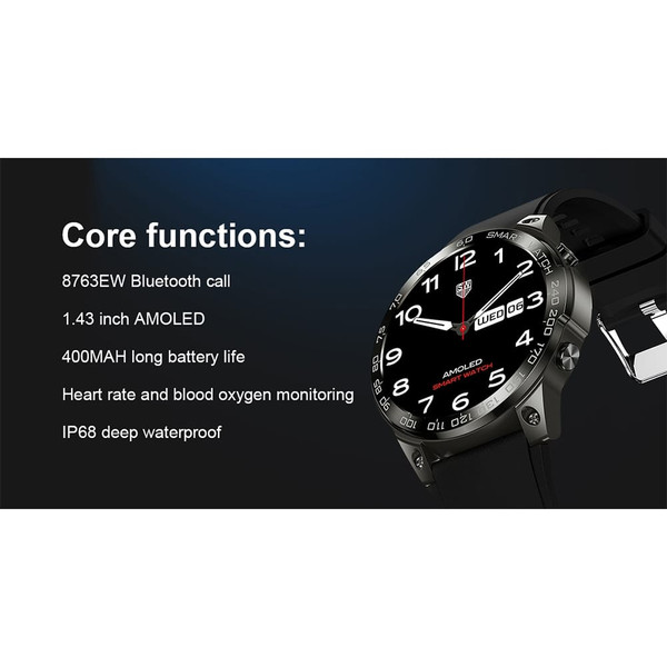 Dm50 Smart Watch Amoled Hd 1.4-inch Large Screen Bluetooth Call Heart Rate Blood Oxygen Monitor Sma K484-PEL_0OU4XXX7