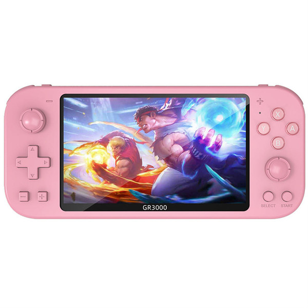 Gr3000 Handheld Game Console 5.1-inch Type-c Interface Retro Game Console Compatible for Fc/gba/gbc K484-PEL_0OUCA932