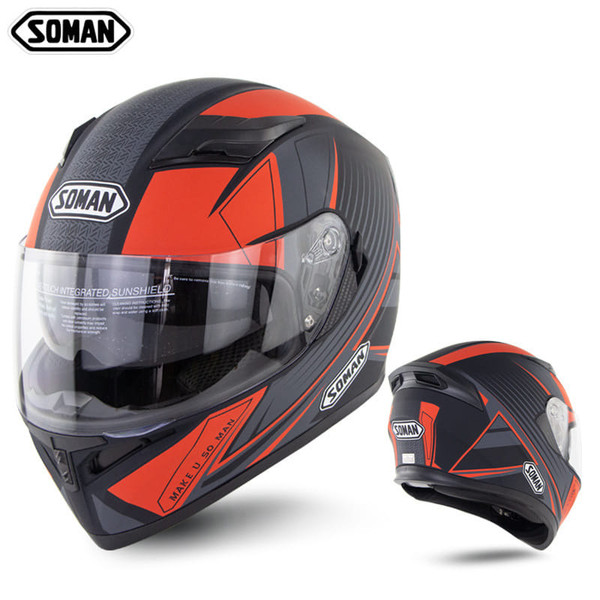 Full Face Motorcycle Helmet Sun Visor Dual Lens Moto Helmet Pearl White_L K484-PAU_0BAZ4SQM