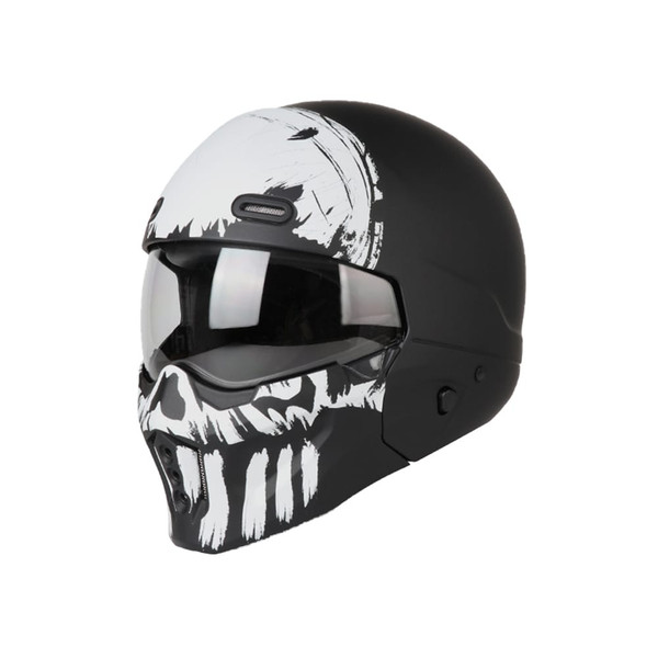 Full Face Motorcycle Helmet With Detachable Front Cover Multiple Ventilation Holes DOT Approved Mot K484-FQZAP_0BYZEIL5