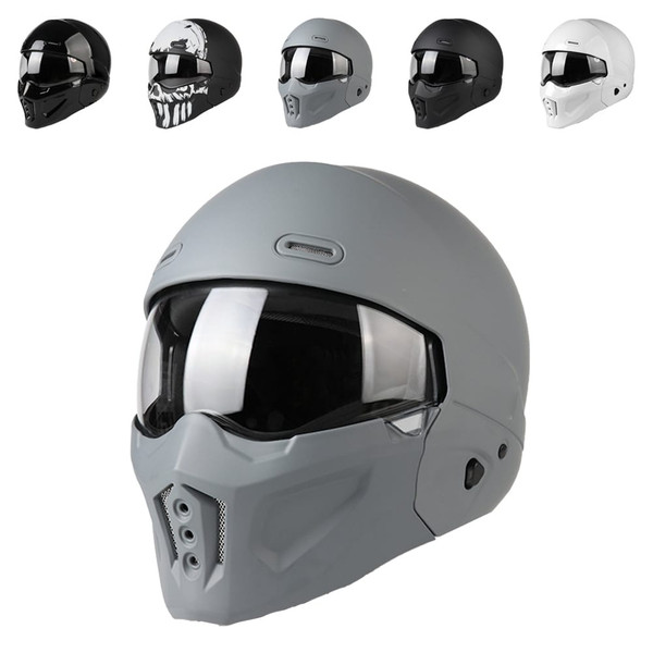 Full Face Motorcycle Helmet With Detachable Front Cover Multiple Ventilation Holes DOT Approved Mot K484-FQZAP_0BYZEIL5