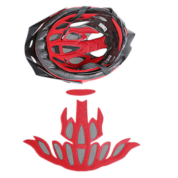 Men Women Piece Molding Cycling Helmet for Head Protection Bikes Equipment  red_One size K484-POU_05457SIR