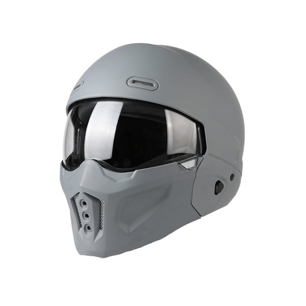Full Face Motorcycle Helmet With Detachable Front Cover Multiple Ventilation Holes DOT Approved Mot K484-FQZAP_0BYZEXIY