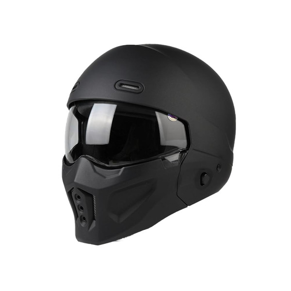 Full Face Motorcycle Helmet With Detachable Front Cover Multiple Ventilation Holes DOT Approved Mot K484-FQZAP_0BYZEXIY
