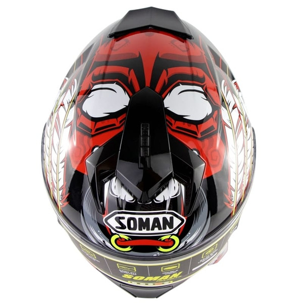 Motorcycle Racing Helmet Men and Women Motorcycle Helmet Double Lenses Compatiable with Glasses Saf K484-PAU_07JWYP3O