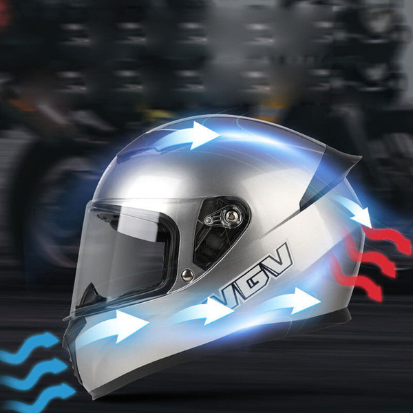 Motorcycle Full Face Helmet DOT Approved Pneumatic Regulated Ventilation System Motorbike Crash Hel K484-FQZAP_AHJ9VI5J