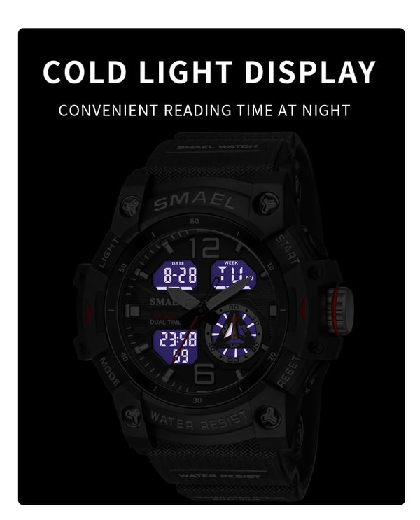 SMAEL Luxury Men Fashion Business Watch Led Digital Sports Quartz Wristwatch Casual Waterproof Watc K484-PEL_0NCO4Y6F