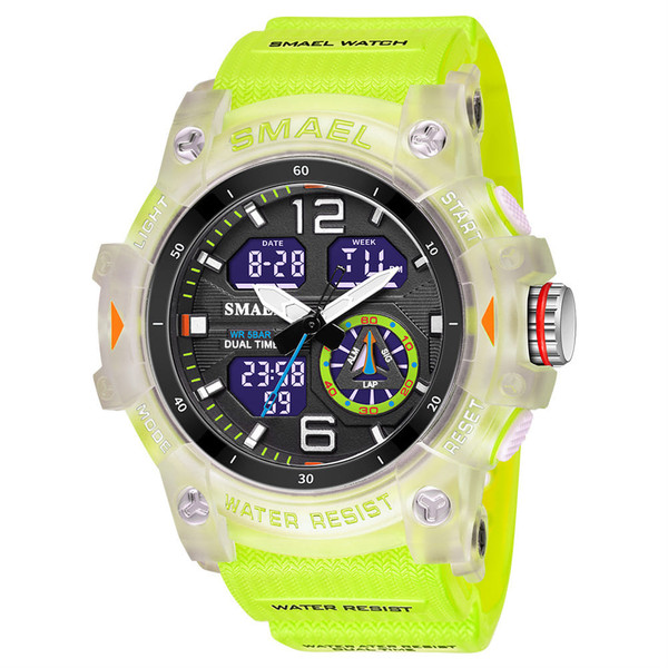 SMAEL Luxury Men Fashion Business Watch Led Digital Sports Quartz Wristwatch Casual Waterproof Watc K484-PEL_0NCO4Y6F