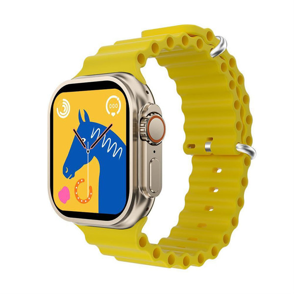 I9 Ultra Max 2.19 Inch Smart Watches Make/Answer Calls Fitness Tracker Heart Rate Blood Oxygen Moni K484-PEL_0RPAC33O
