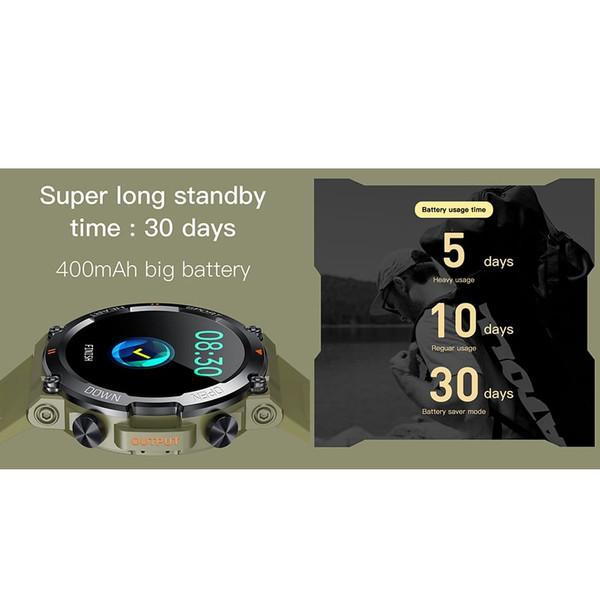 K56pro Smart Watch Bluetooth Call Music Playing Heart Rate Blood Pressure Monitoring Sports Bracele K484-PEL_0P878QEI