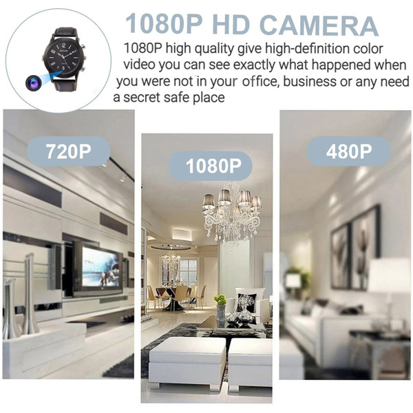HD 1080P Wifi Watch Camera Video Recorder Night Vision Motion Detection Mini Camcorder Home Securit K484-PEL_0PUN3VXL