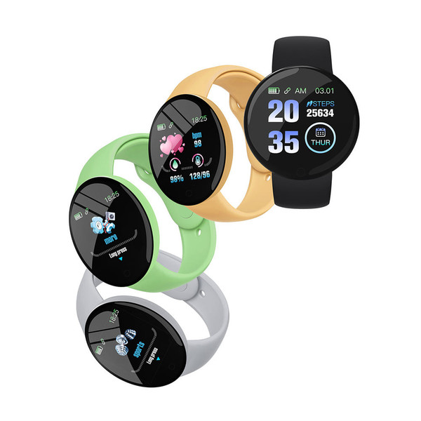 D18s Smart Watch 1.44 Inch Screen 90mah Battery Bluetooth 4.0 Sleep Monitor Fitness Bracelet green K484-PEL_0PXN2OCO