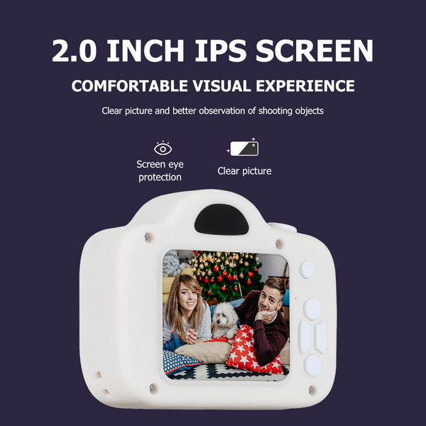 Mini Kid Camera Cartoon Camera 20 Million Pixels 2 Inch HD Ips Scherm Digitale Camera Projectie Vid K484-PEL_0QBI8YP6