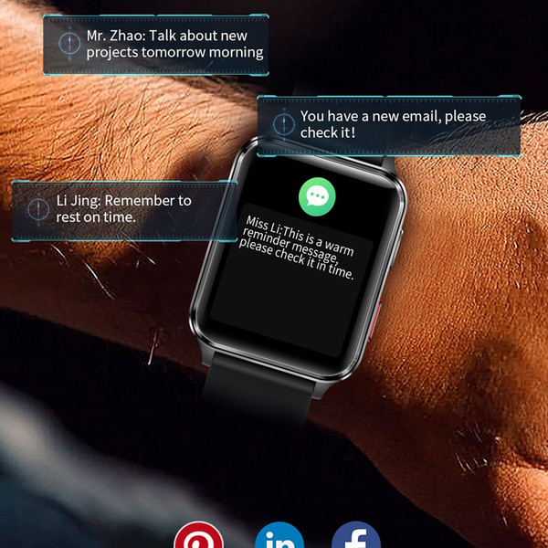 ZEBLAZE Smart Watch S6 Accurate Blood Pressure Blood Oxygen Heart Rate Sleep Monitoring Sports Smar K484-PEL_0MNRBMSG
