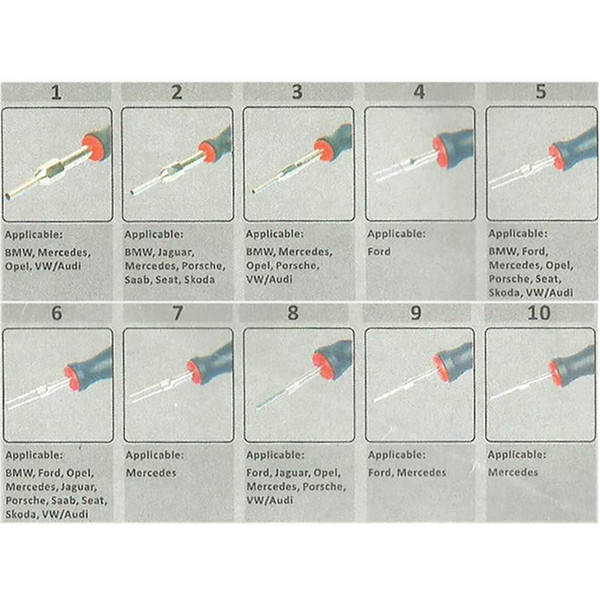 Terminal Release Kit Universal Vehicles Wire Harness Connector Removal Pin Extractor Release Tool K484-PAU_0JATNGFT