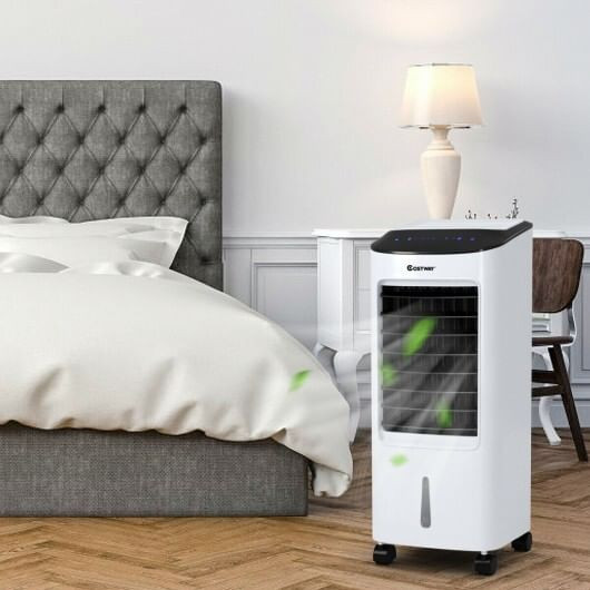 Evaporative Portable Air Cooler Fan Humidifier with Remote Control for Home and Office B593-EP23995