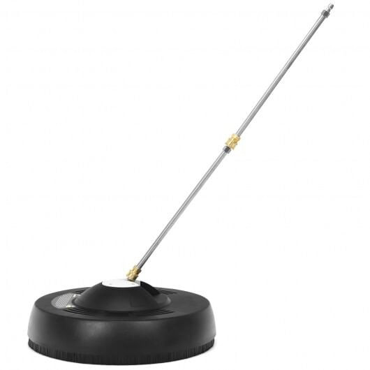 16 Inch Pressure Washer with 2 Spray Nozzles and 1/4-inch Quick-connect Extension Wands - Color: Bl D681-CL11872