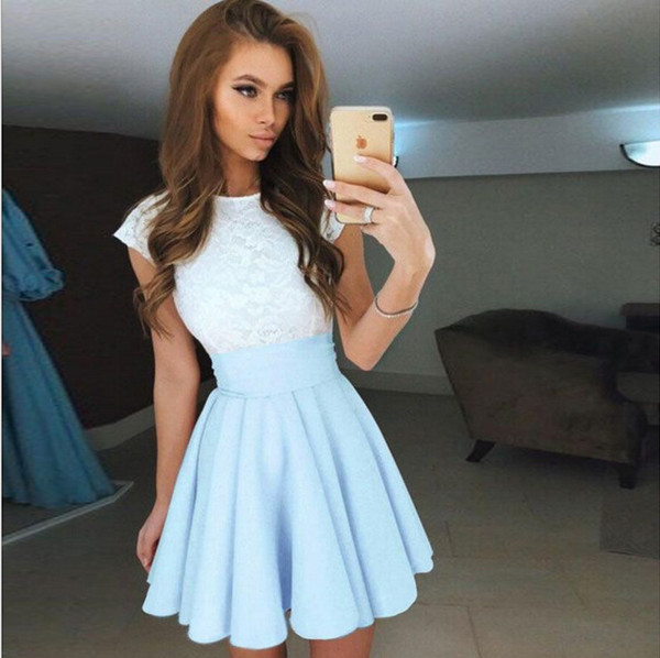 Lace stitching dress Q119-CJNSSYLY02352