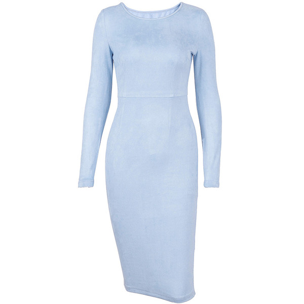 Long sleeve round neck pencil skirt Q119-CJNSSYLY02579