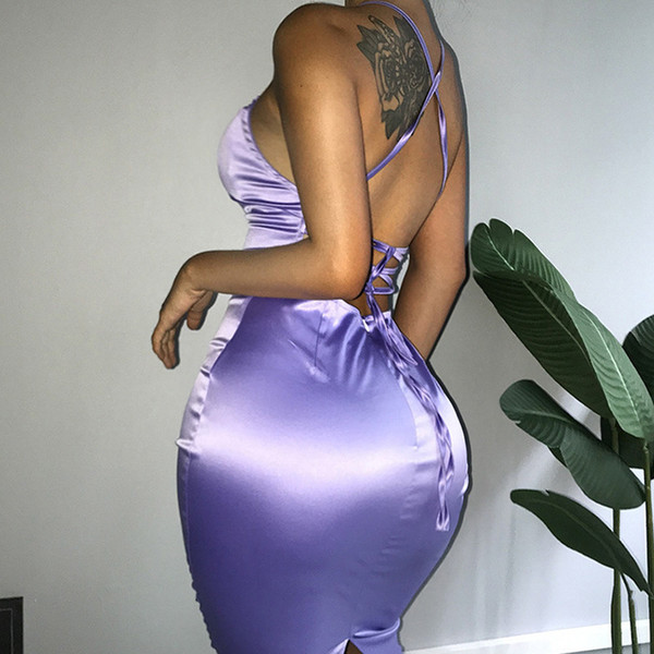 Sexy Halter Sling Bag Hip Dress Q119-CJNSSYLY01545