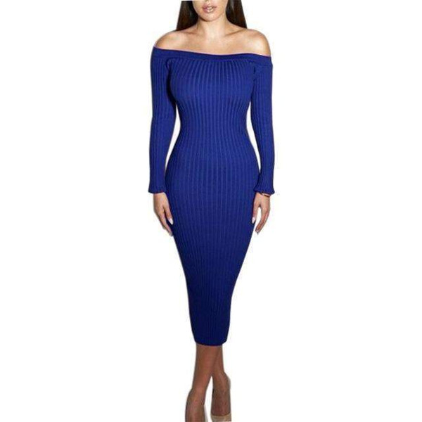 Color: Blue, Size: M - Robe Kate Q119-CJNSSYLY00611-Blue-M