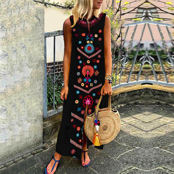 Digital print dress Q119-CJNSSYLY02381