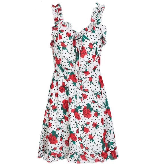 Bow tie mini dress Q119-CJNSSYLY02164