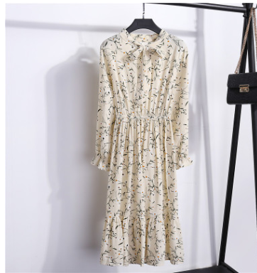 Chiffon floral dress Q119-CJNSSYLY01601