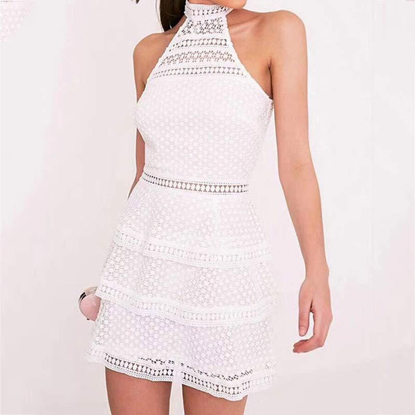 Ruffled lace dress Q119-CJNSSYLY02348
