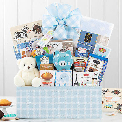 Hello Baby: Baby Boy Gift Basket Z954-WC-507