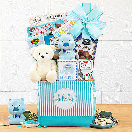 Oh Baby: Baby Boy Gift Basket Z954-WC-997