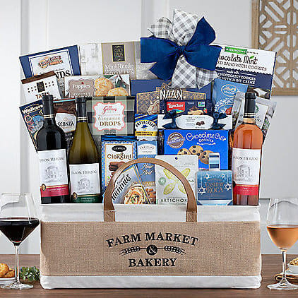 Baron Herzog Trio: Kosher Wine Basket Z954-WC-812