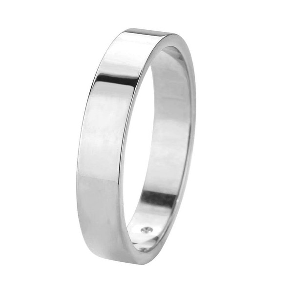TK3832N- High Polished( No Plated) Stainless Steel Ring with Top Grade Crystal in Clear A874-tk3832n