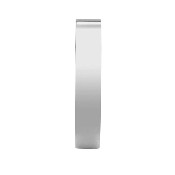 TK3832N- High Polished( No Plated) Stainless Steel Ring with Top Grade Crystal in Clear A874-tk3832n
