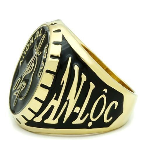 LO2650 - Gold Brass Ring with Epoxy  in No Stone A874-LO2650