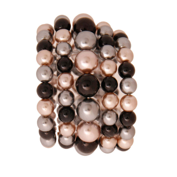 Dark Mix Pearl 5 Pc Bracelets T226-9485868269887