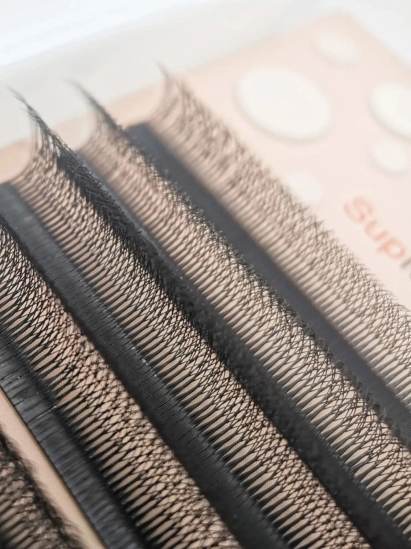 Curl: D, Thickness: 0.07mm, Length: 13mm - Supmacio Eye Lash Extensions 5D Mix Bouquets Volume 0.07 F640-12000037688551447