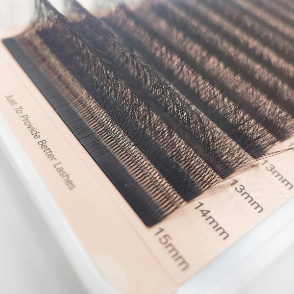 Curl: D, Thickness: 0.07mm, Length: 13mm - Supmacio Eye Lash Extensions 5D Mix Bouquets Volume 0.07 F640-12000037688551447