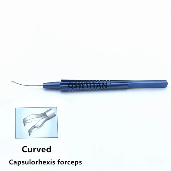 Color: Orange - Retinal Capsulorhexis forceps Intraocular Ophthalmic micro Surgical Instruments F640-12000023968406397