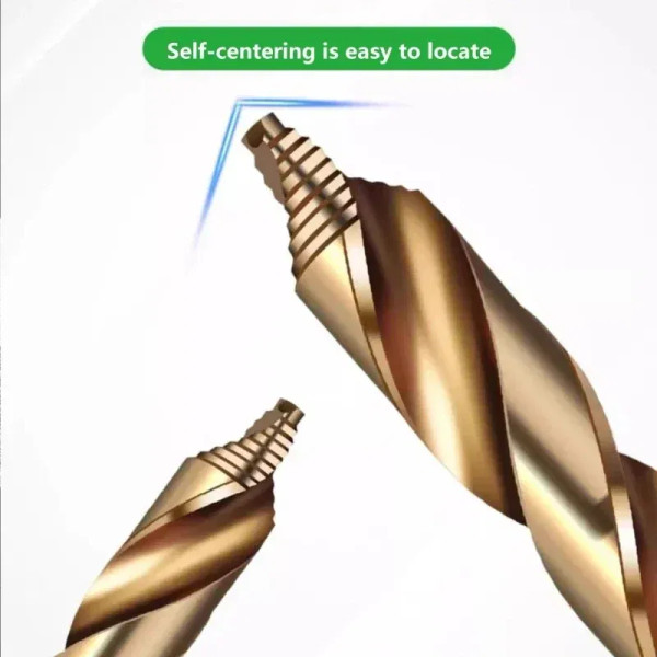 Color: Gold, Hole Diameter: 3mm, Shank Shape: Round - Drill Bit Set Twist Drill Bit Straight HSS Dr F640-12000041635715089