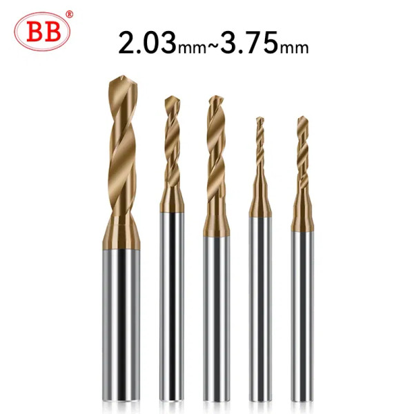 Hole Diameter: 9.3mm - BB 2.03-3.75mm Micro Drill Mini Coated Solid Carbide Bit Metal Iron Steel Ho F640-12000031713261089